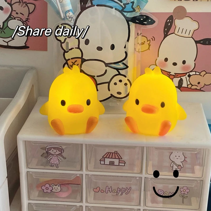 Cute Duck Night Light for Kids – Cartoon Bedside Lamp Kids Night Light Nixie