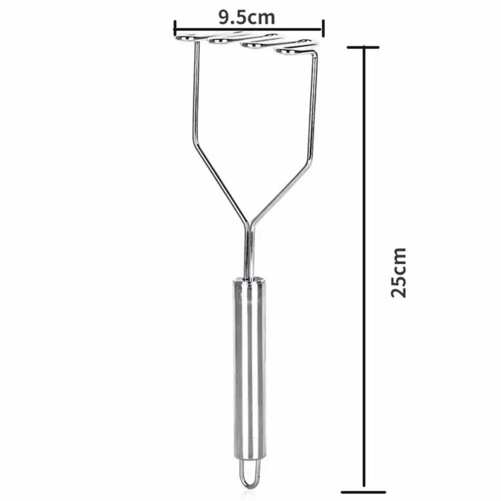 Stainless Steel Wavy Potato Masher – Mashed Potatoes & More Potato Masher Nixie