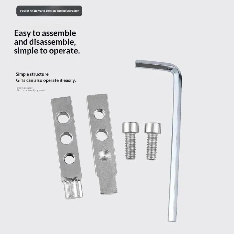 Heavy Duty Broken Screw Extractor – 1/2 & 3/4 Inch Pipes Screw Extractor Tool Nixie