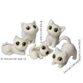 3D Printed Mini Black Cat Figurines Set of 5 – Home Décor Statues Decorative Figurines Nixie 1