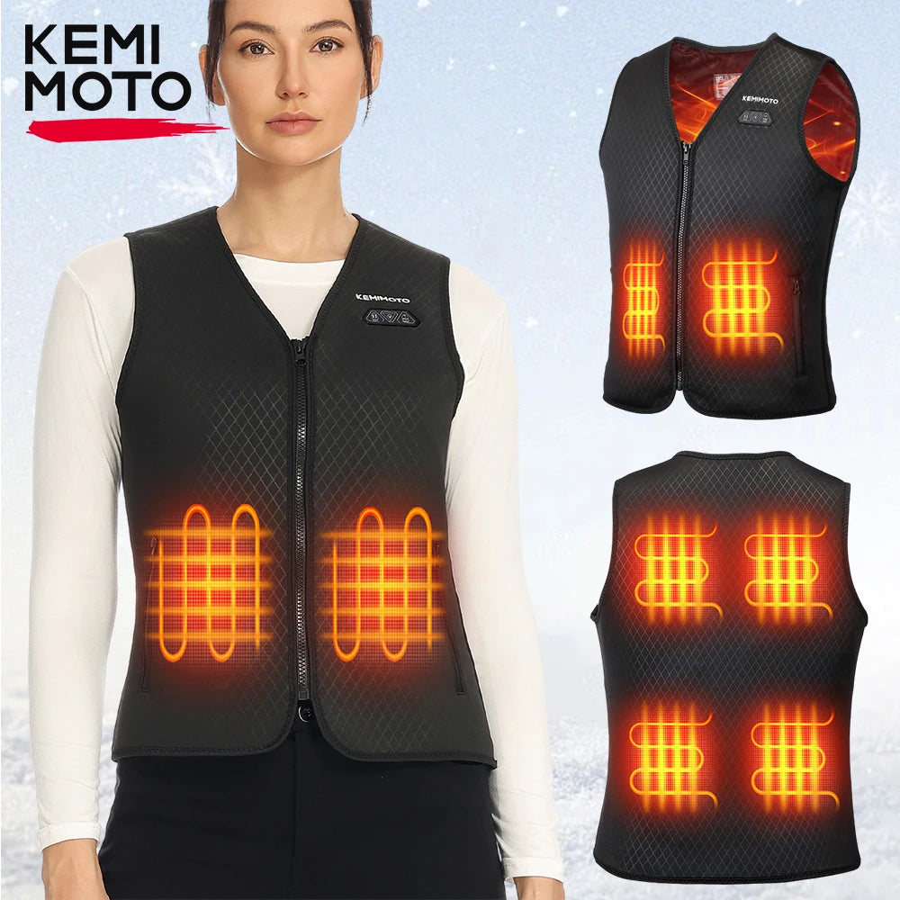 Nixie Unisex USB Heated Vest – 6-Zone Winter Warmth Vest Heated Vest Nixie