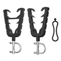 ATV UTV Gun & Tool Rack Mount with Rubber Straps | 0.8–1.3" Bar ATV Tool Rack Mount Nixie 2PCS