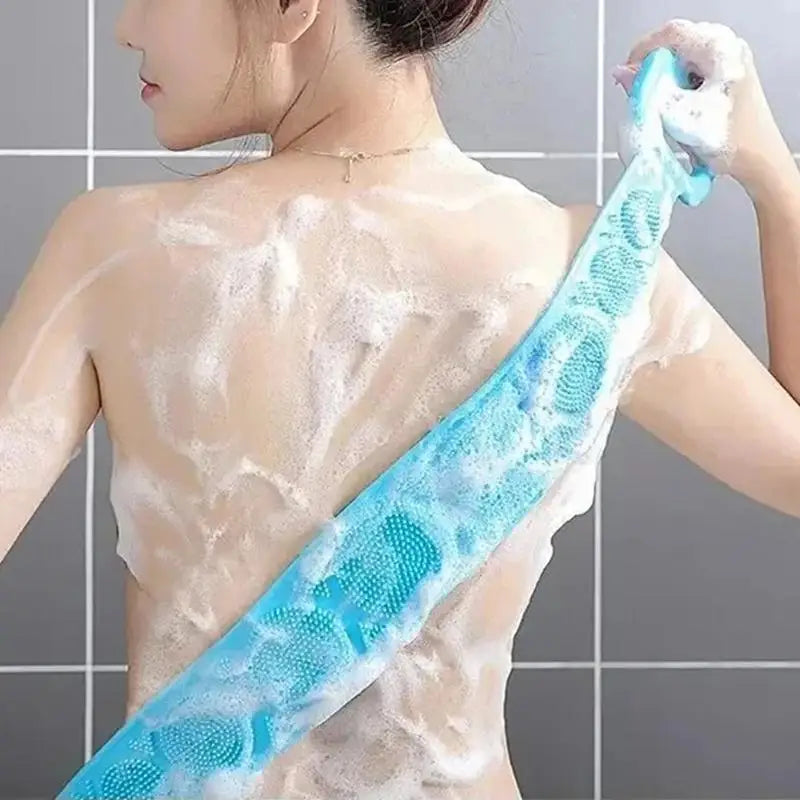 Silicone Back Scrubber Belt – Double-Sided Exfoliating Brush