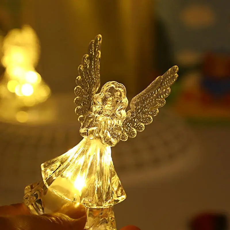 Nordic Angel LED Night Light | Colorful 3D Desk Figurine Lamp LED Night Light Nixie