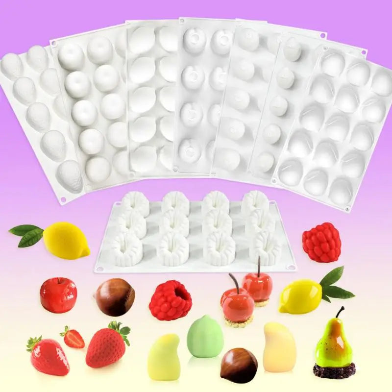 Mango Silicone Cake Mold – Flexible Mousse & Pastry Baking Tray
