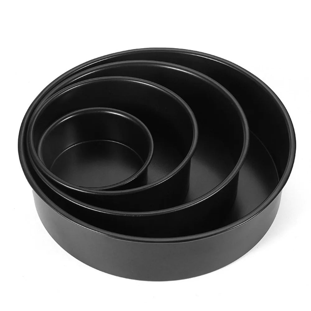 Non-Stick Carbon Steel Round Cake Pan | 4–10 Inch Sizes Cake Baking Pan Nixie