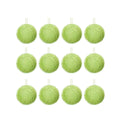 12PCS Soft Plush Christmas Ball Ornaments – Pom Pom Xmas Decor Christmas Ornaments Nixie Green 6cm 6cm