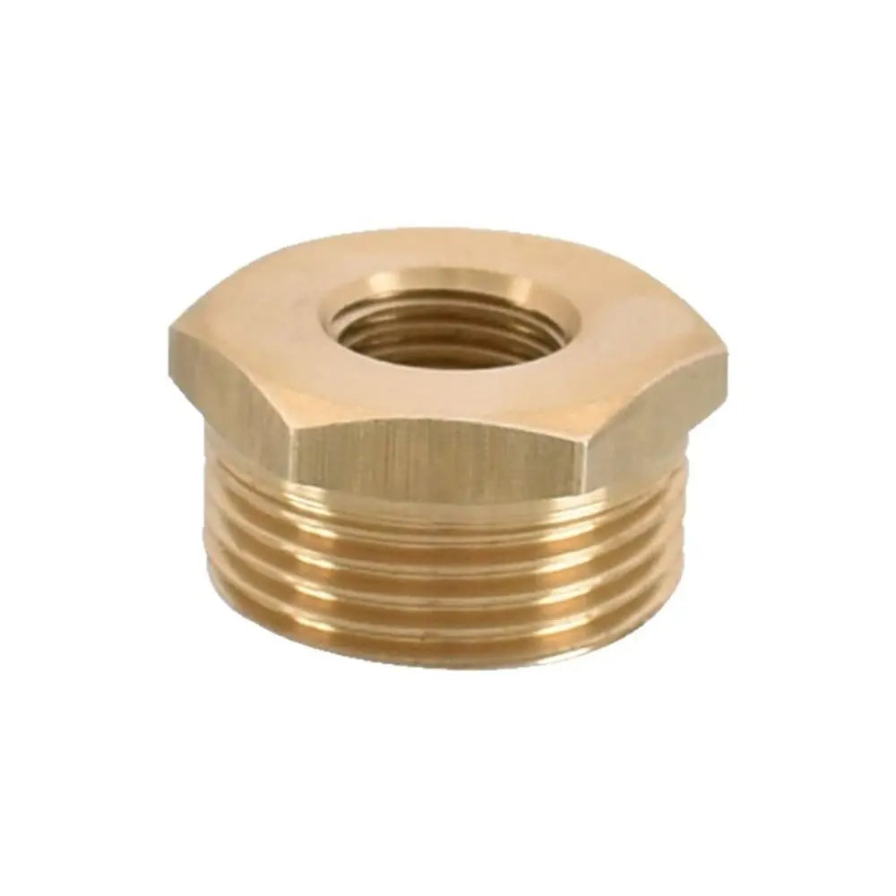 Brass Hex Bushing Reducing Coupler – 1/8 to 3/4 Pipe Fitting