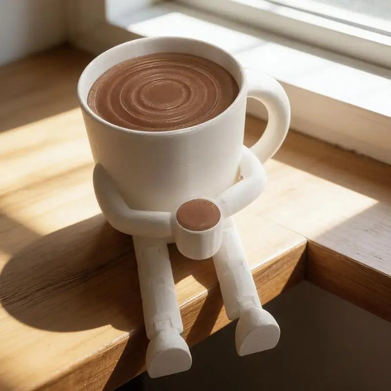 3D Printed Coffee Bean Fidget Toy & Desk Decor Ornament