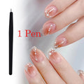 Nixie Magnetic Nail Pen – Steel Ball Nail Art Placement Tool Nail Art Tool Nixie 1pc