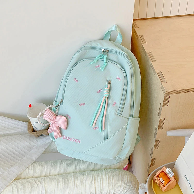 Korean Style Large Capacity Cute School Backpack for Girls