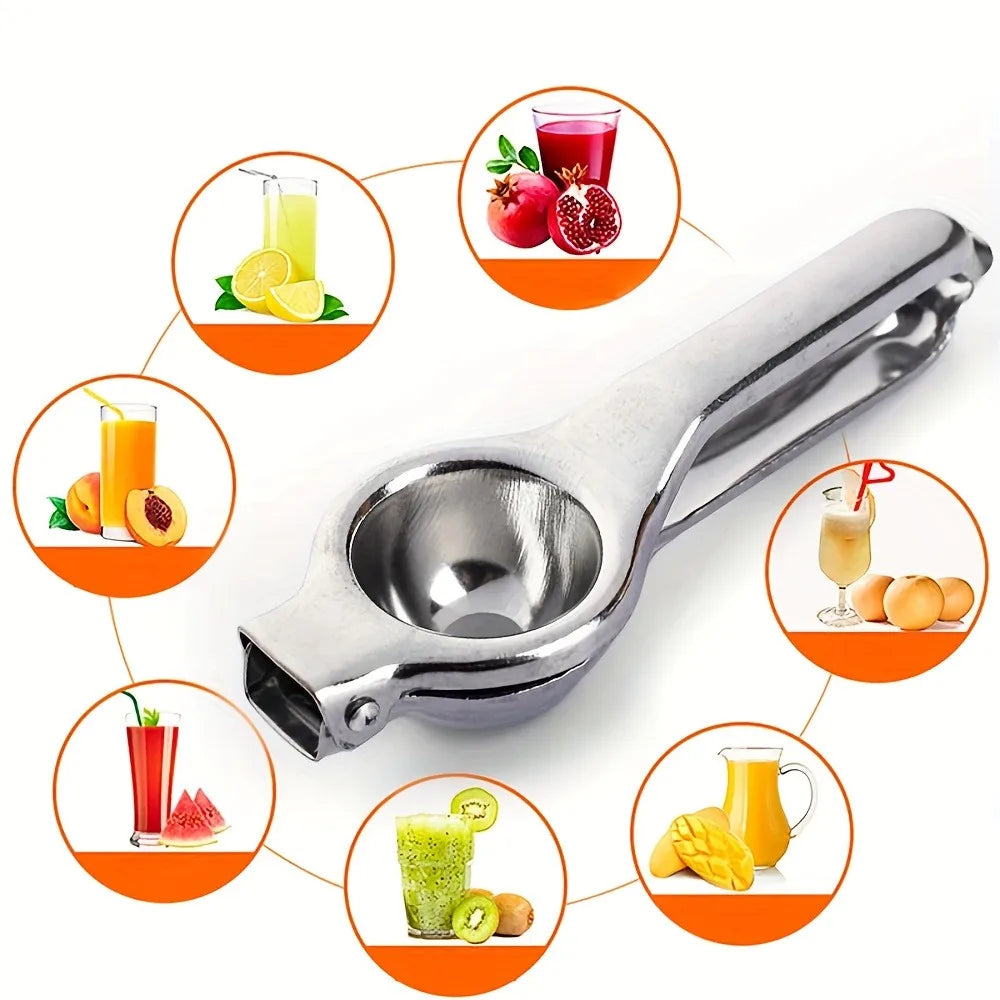Stainless Steel Lemon Squeezer – Manual Citrus Juicer Citrus Juicer Nixie