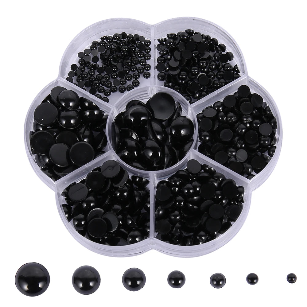 150/500 Pack Plastic Safety Eyes for Stuffed Animals & Crafts Doll Craft Eyes Nixie