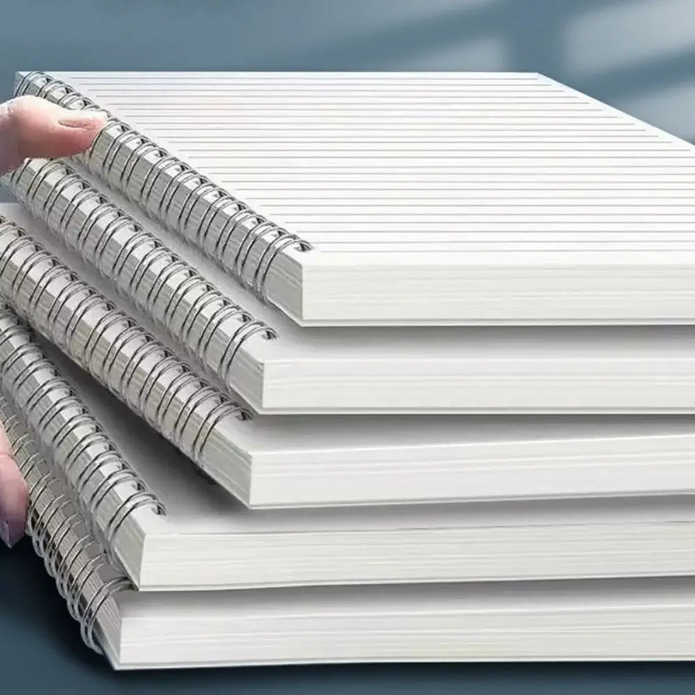 Spiral Coil Notebook A4/A5/A6/B5 – Grid, Blank & Lined