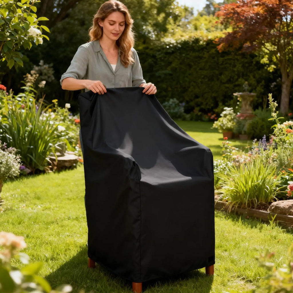 Heavy Duty Waterproof Outdoor Chair Cover with Drawstring Patio Chair Cover Nixie
