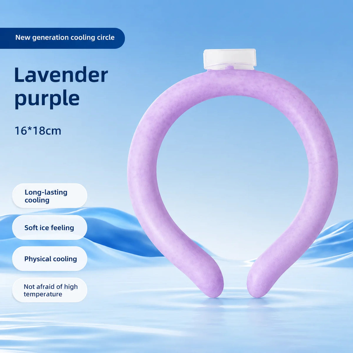Reusable Neck Cooling Ring Gel Ice Pack Wrap – Summer Cooler