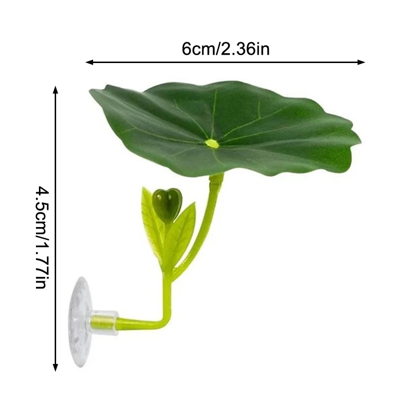 Betta Fish Leaf Hammock – Aquarium Suction Cup Decor
