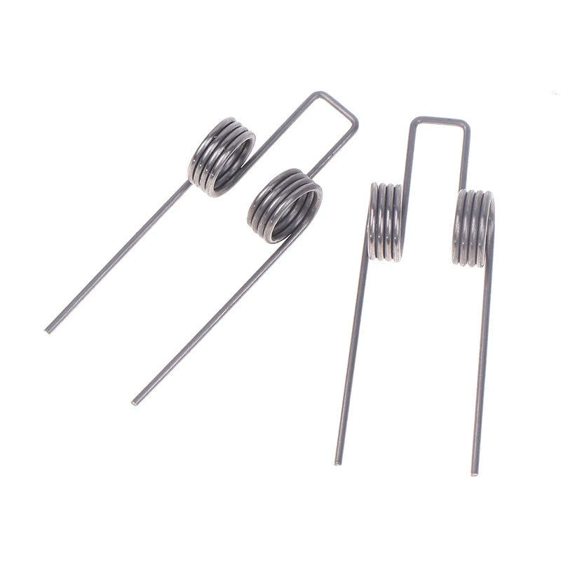 2PCS Double Torsion Spring 1.1mm Wire 10.5mm OD Steel Coil Torsion Spring Nixie