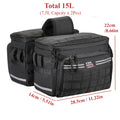Motorcycle Saddlebags 15L 30L with Brackets – Throw Over Bags Motorcycle Saddlebags Nixie 15L