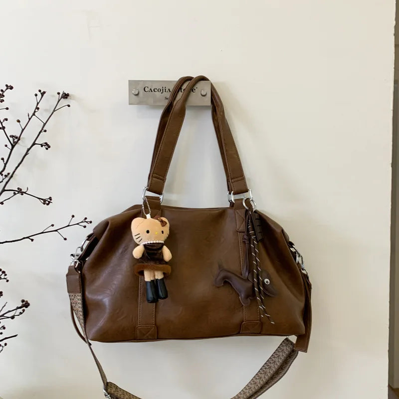 Women's Large Capacity Vintage Crossbody Shoulder Bag
