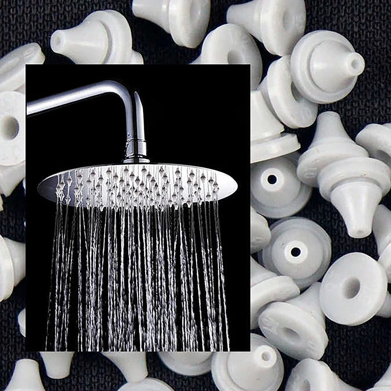 50pcs Silicone Shower Head Nozzle Replacements – 4mm Spray Parts Shower Nozzle Replacement Nixie
