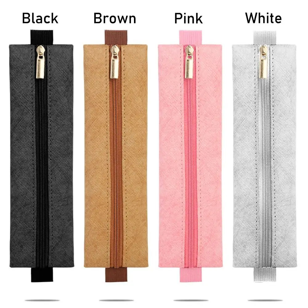 Tyvek Pen Bag Elastic Buckle Large Capacity Portable Pen Holder Pen Holder Bag Nixie