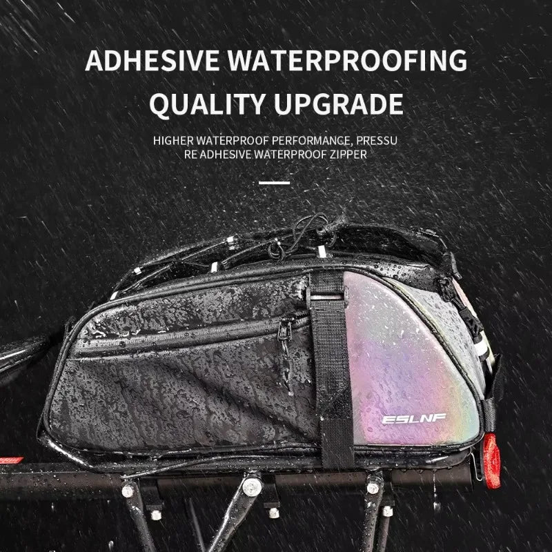ESLNF Large Capacity Bike Rear Rack Bag – Rainproof Pannier Bicycle Pannier Bag Nixie