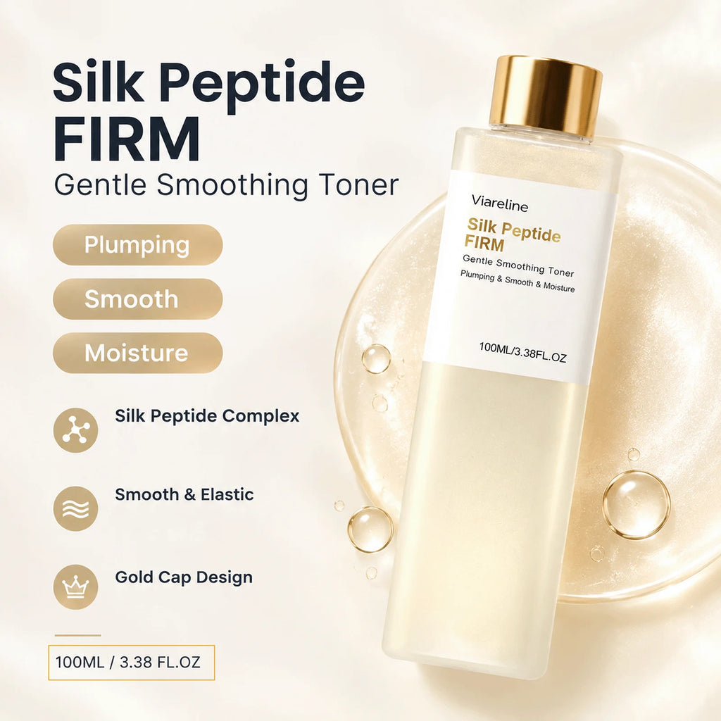 VIARELINE Silk Peptide EGF Toner – Hydrating & Smoothing Facial Toner Nixie