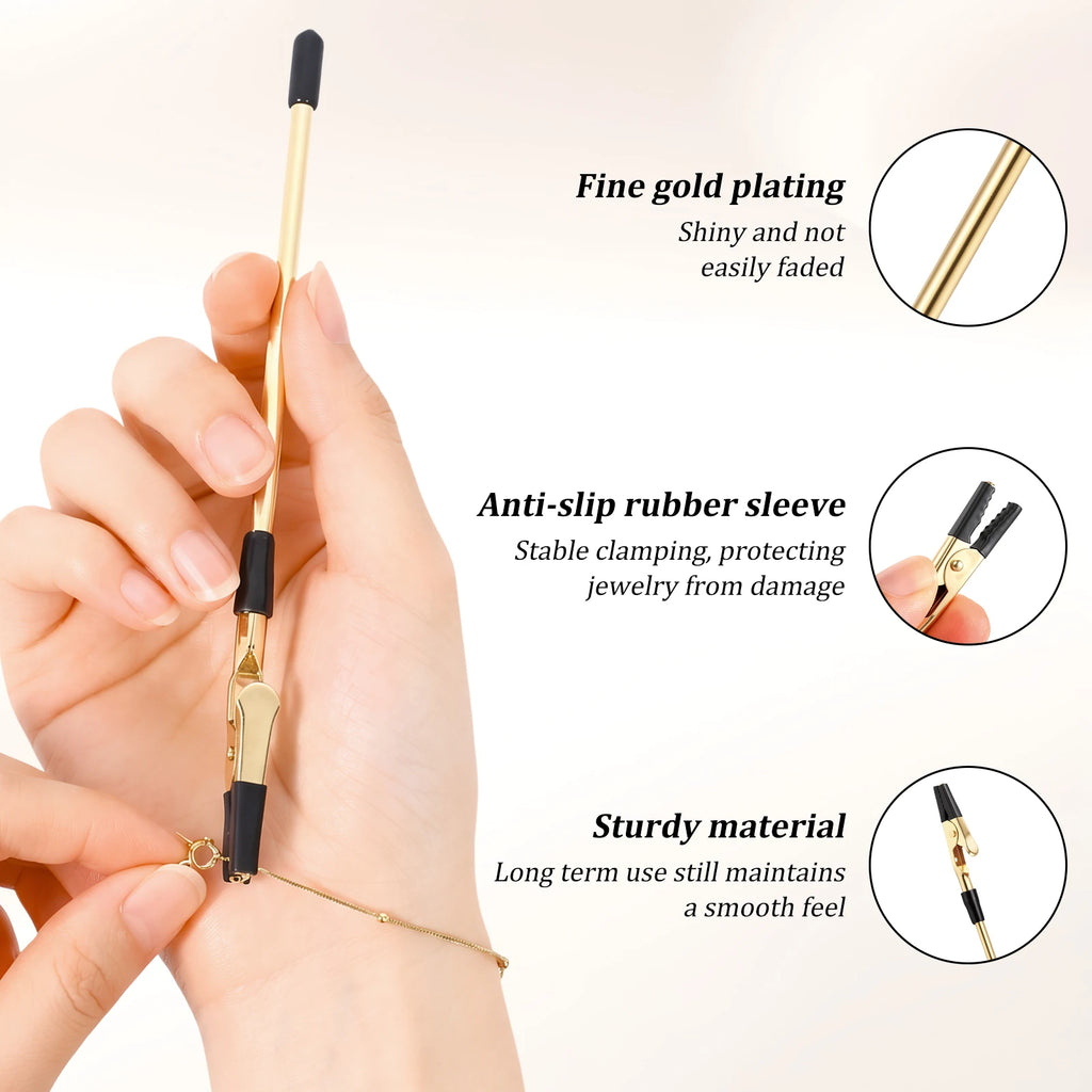 Bracelet Helper Tool – One-Handed Clasp Fastener Aid Jewelry Wearing Aid Nixie