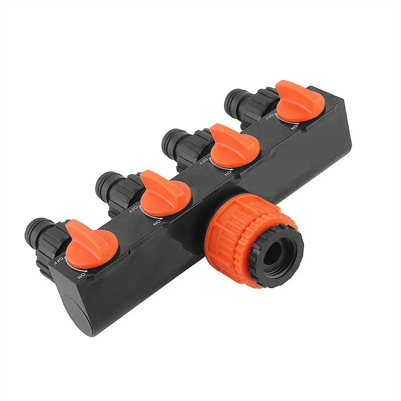 4-Way Garden Tap Water Splitter – Metal Drip Irrigation Garden Tap Splitter Nixie