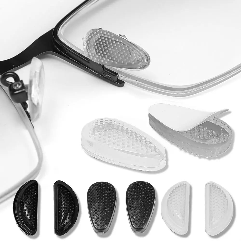 10 Pairs Silicone Glasses Nose Pads – Anti-Slip Adhesive Support Eyewear Nose Pads Nixie
