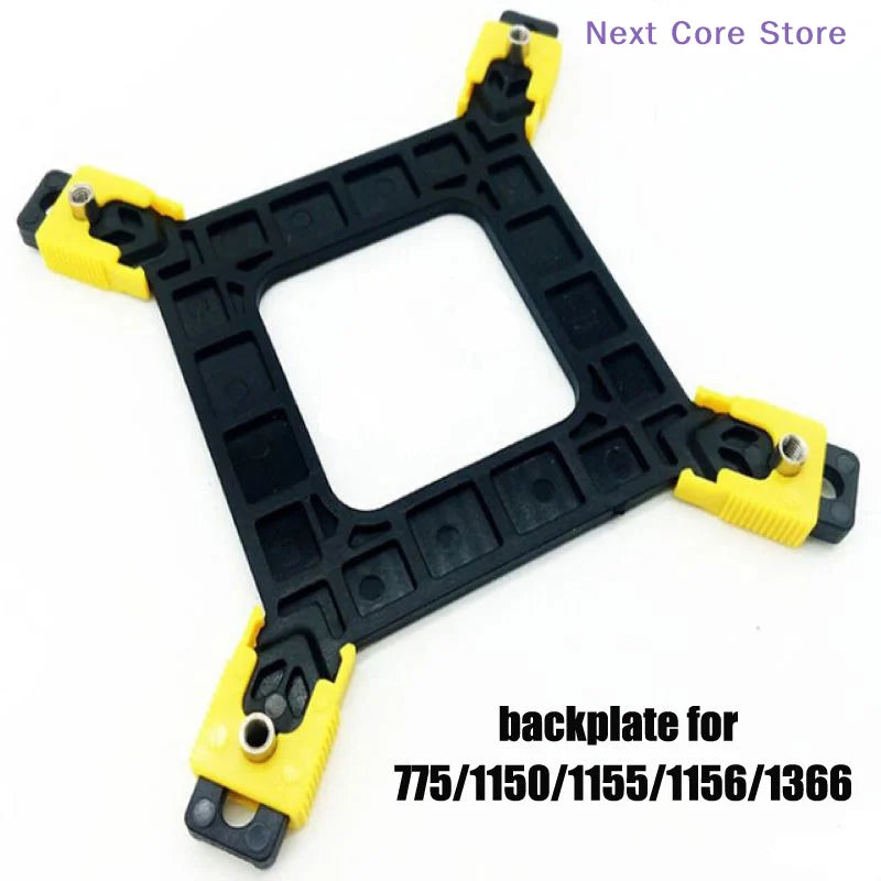 CPU Cooler Backplate Bracket LGA775/115X/1200/1366 Universal Base CPU Cooler Bracket Nixie