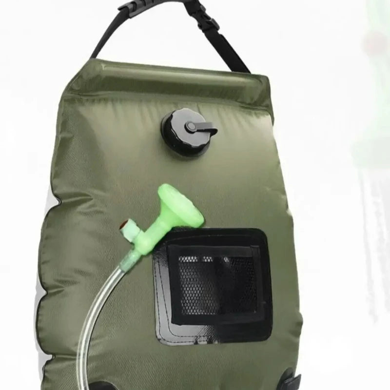 Portable 20L Camping Shower Water Bag for Hiking & Outdoors
