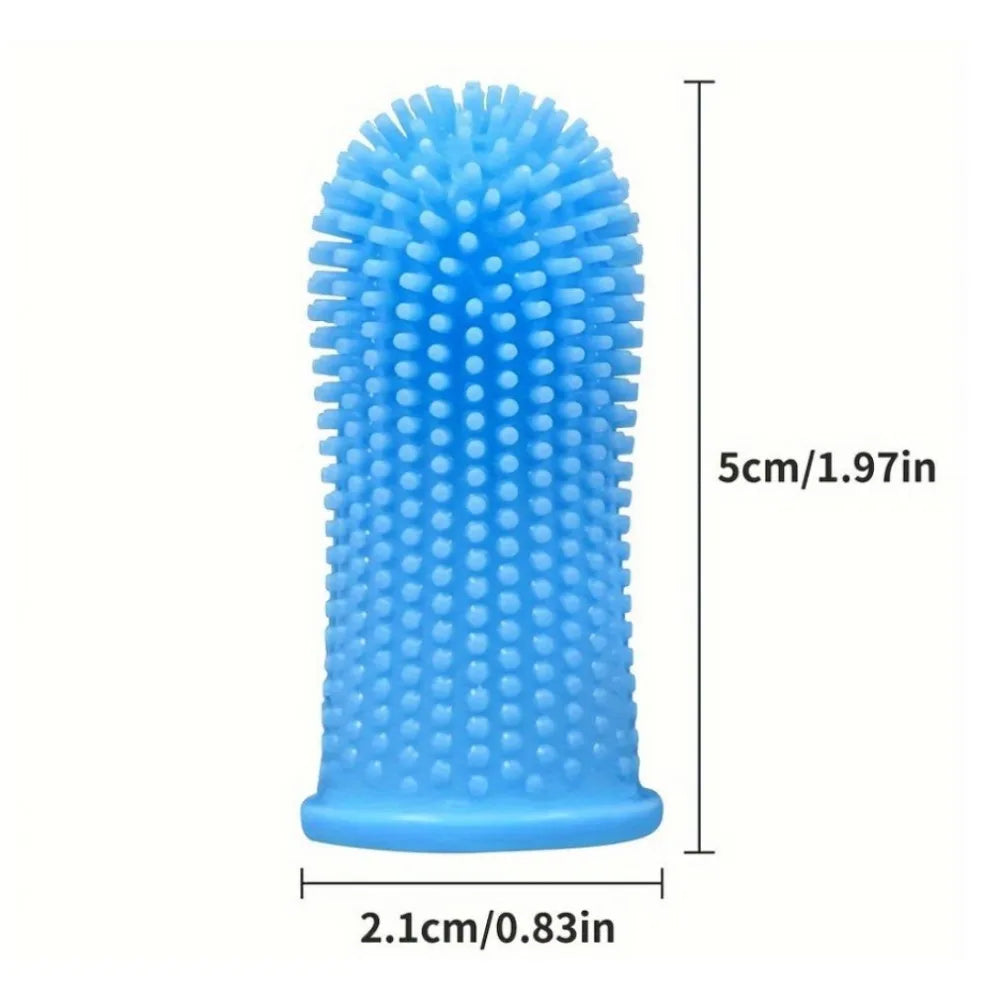 Silicone Finger Toothbrush for Dogs & Cats – Nontoxic Pet Finger Toothbrush Nixie