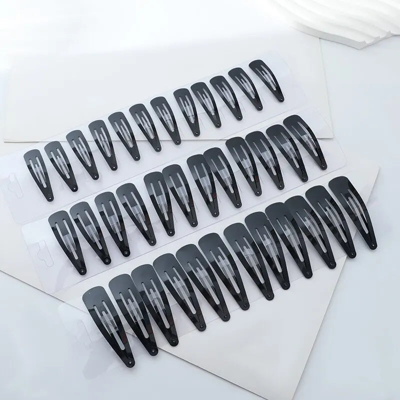 36pc Black Tassel Hair Clips – Adults & Girls Hair Accessories Hair Clips Set Nixie