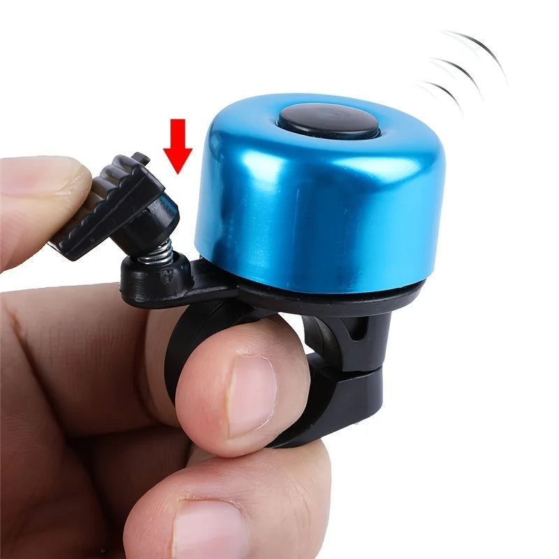 BUCKLOS Q-Shape Aluminum Bicycle Bell – Loud Clear Sound Bicycle Bell Nixie