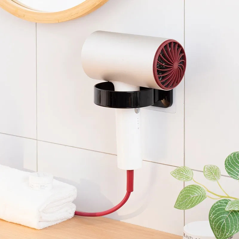 Wall-Mounted Hair Dryer Holder & Bathroom Beauty Organizer Bathroom Tool Organizer Nixie