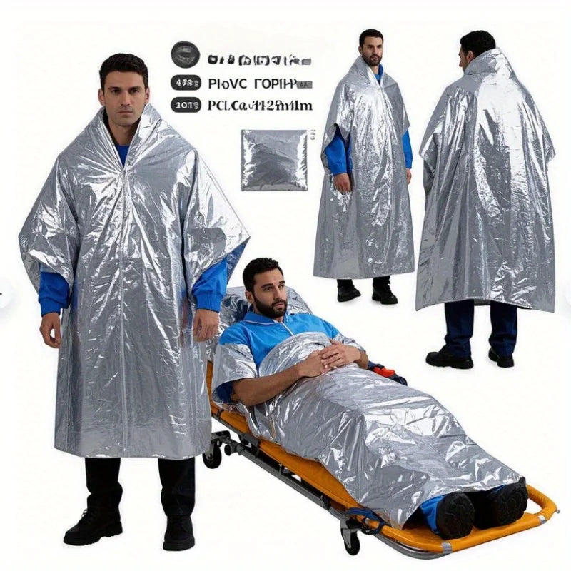Portable Aluminum Foil Emergency Blanket – Camping & Hiking