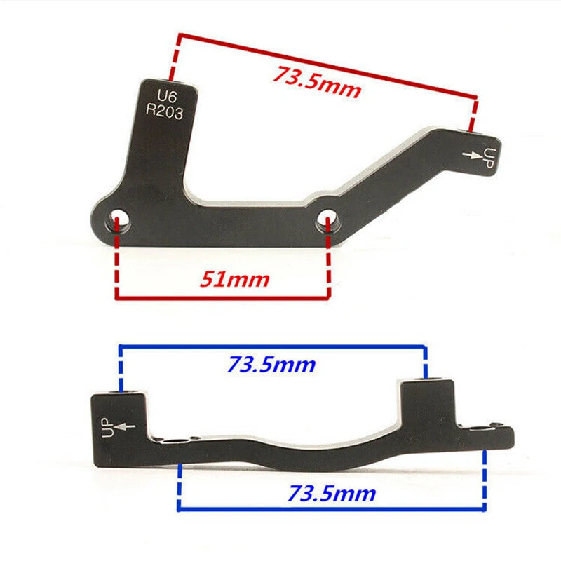 BUCKLOS 180/203mm IS to PM Disc Brake Adapter – Aluminum Disc Brake Adapter Nixie