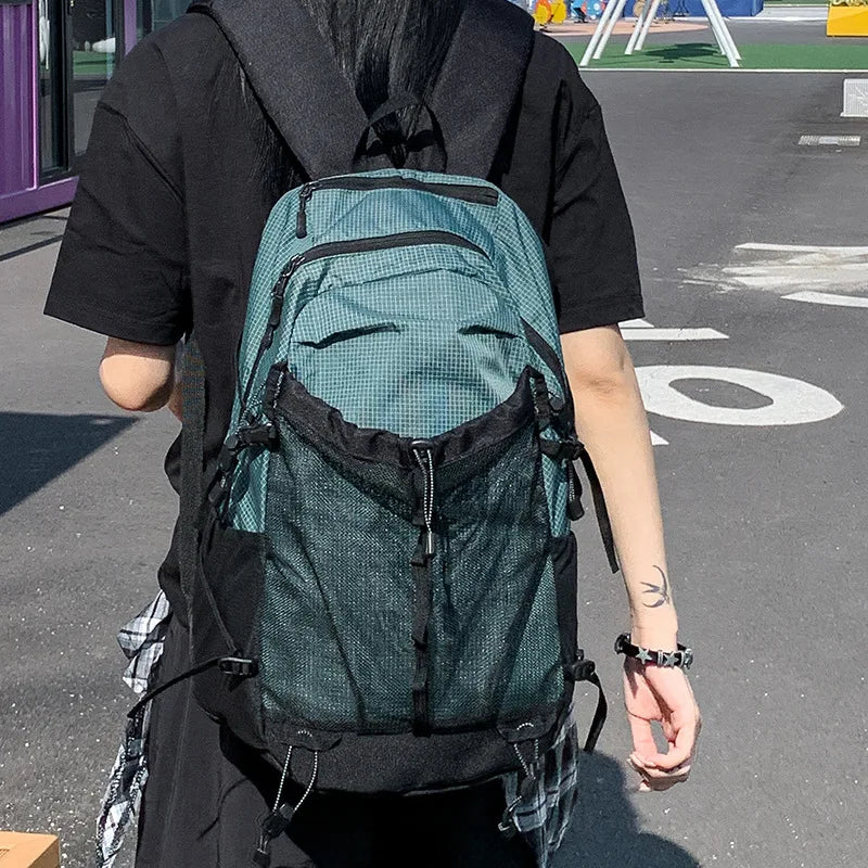 Nixie Large Waterproof Nylon Backpack – Unisex School Travel Bag