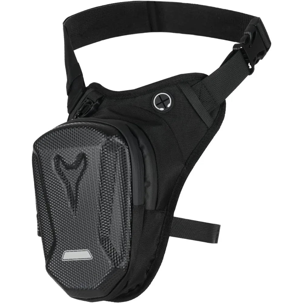 Motorcycle Drop Leg Bag Tactical Thigh Waist Pack | Nixie Tactical Leg Bag Nixie black