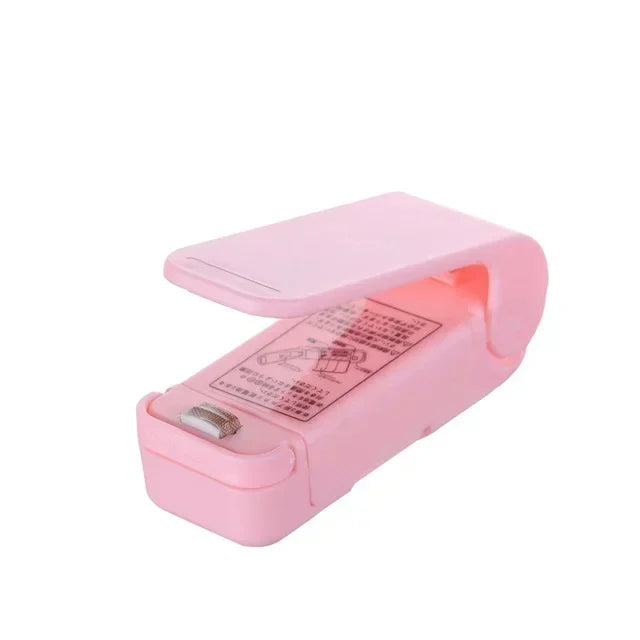Mini Handheld Heat Sealing Machine for Snack & Food Bags Bag Sealing Machine Nixie Pink Sealing machine
