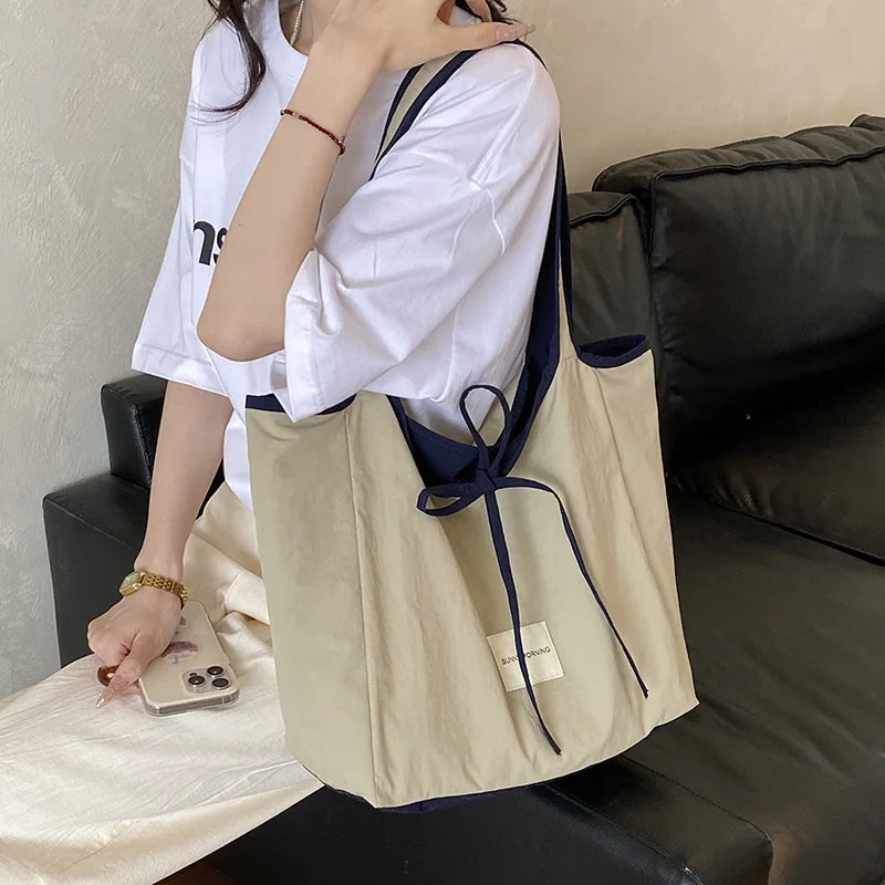 Nixie Tie-Dye Canvas Tote Bag – Large Shoulder Bag for Women Canvas Tote Bag Nixie