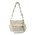 Korean Polka Dot Crossbody Bag Women Casual Canvas Dumpling Bag Crossbody Bag Nixie white polka dots(No