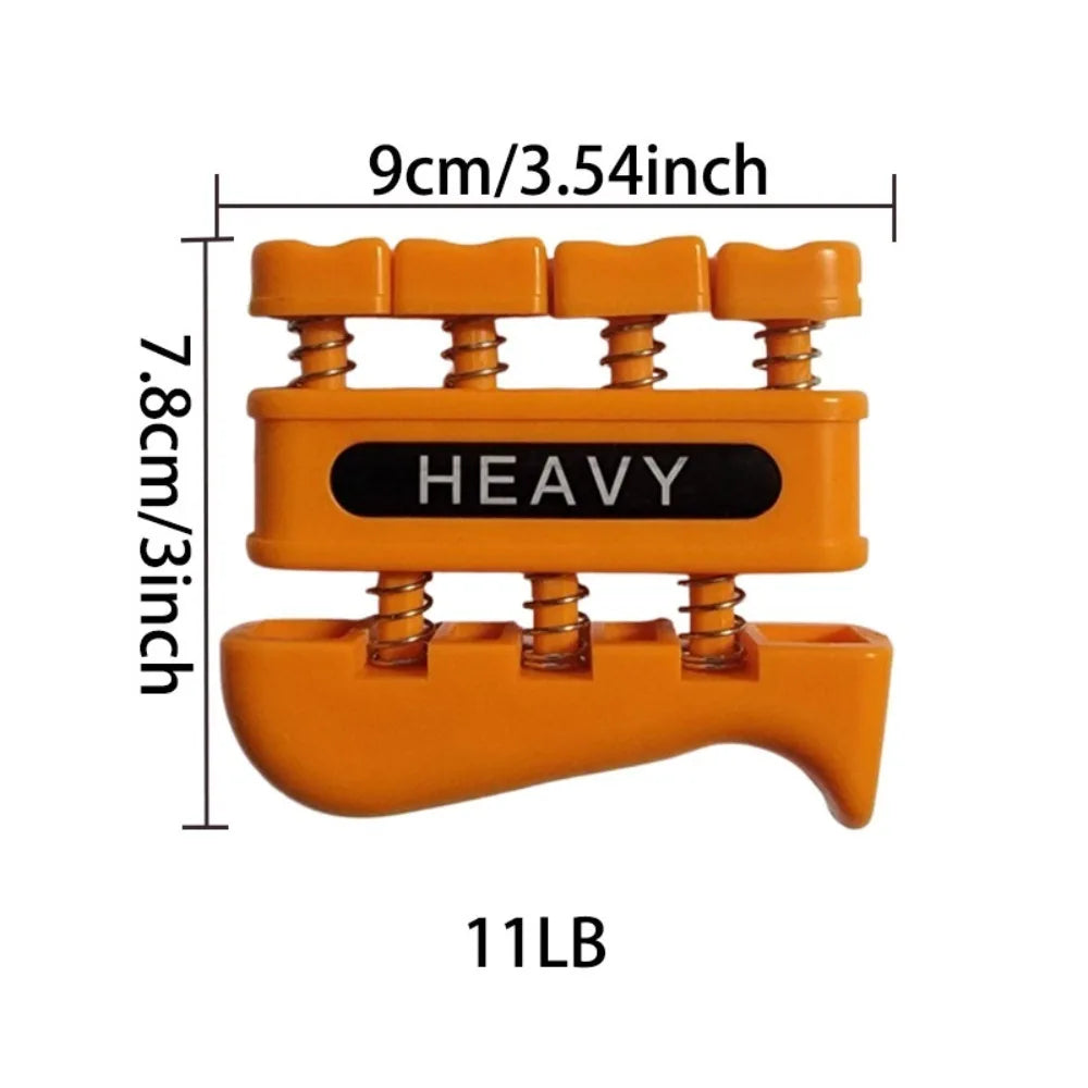 Grip & Finger Strengthener – Adjustable Resistance Trainer Grip Strengthener Nixie Orange-11LB