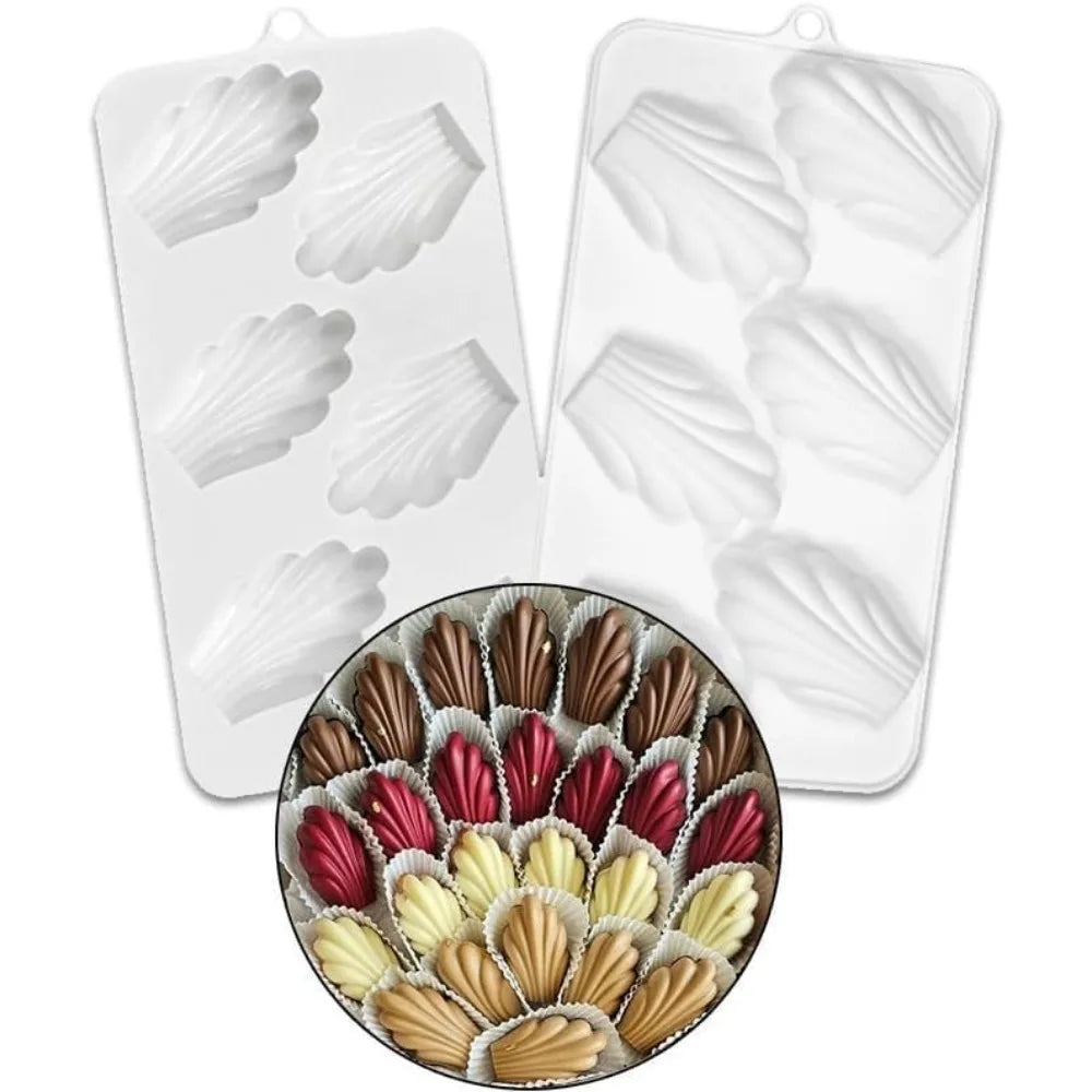 6-Hole Silicone Cake Mold for Mousse, Chocolate & Candy Silicone Cake Mold Nixie