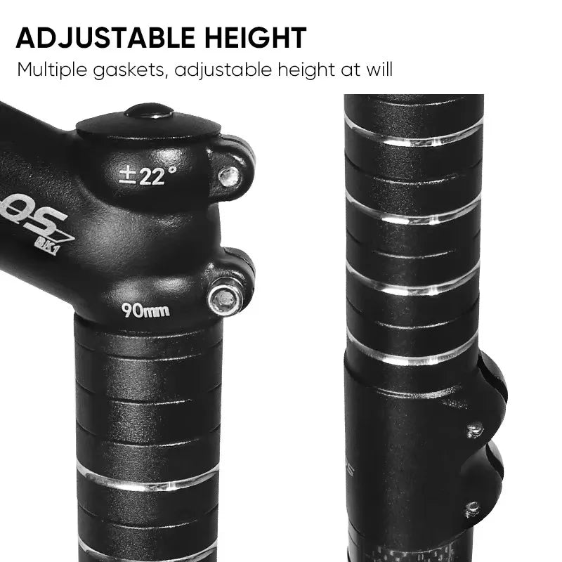 BUCKLOS Bike Handlebar Stem Height Extender | Alloy Riser Bike Stem Extender Nixie