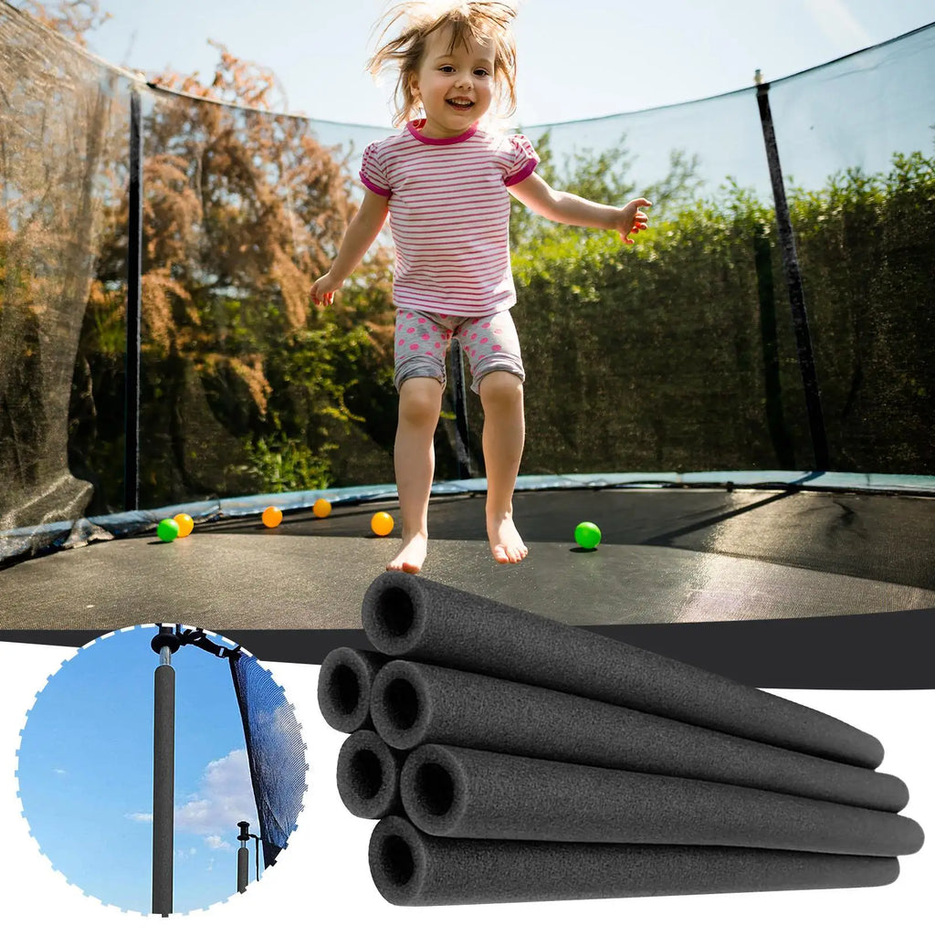 6-Pack Trampoline Pole Foam Sleeves 88cm – Replacement Covers