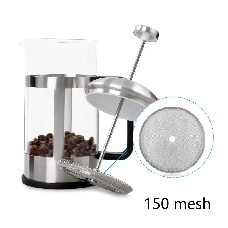 Stainless Steel French Press Filter Screen – Reusable Mesh Coffee Filter Screen Nixie