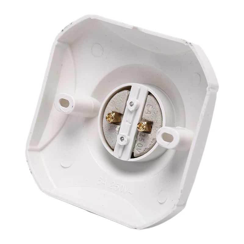 E27 Ceramic Lamp Holder Bulb Socket Base – 220V 10A Lamp Socket Base Nixie